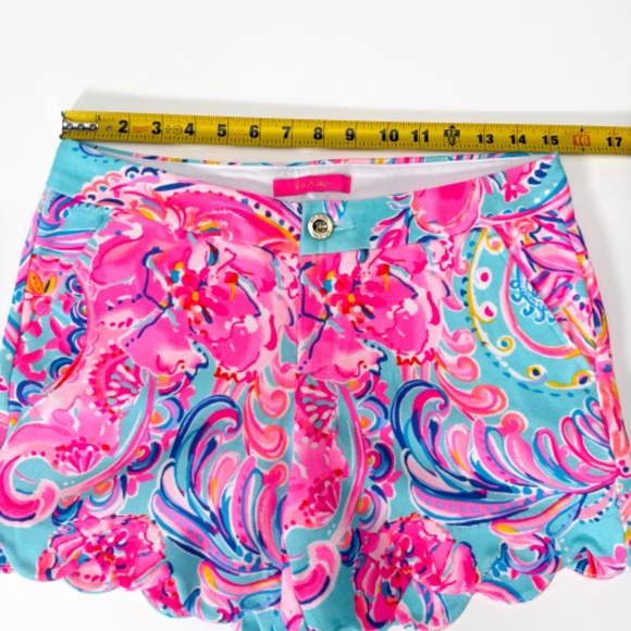 🌴 Lilly Pulitzer 5" Buttercup Low Rise Shorts Isla de Coco Size 4 Retail: $80 - Picture 6 of 15